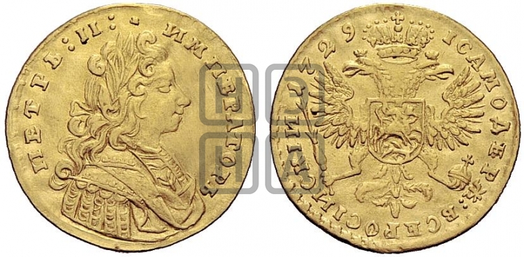 1 червонец 1729 года