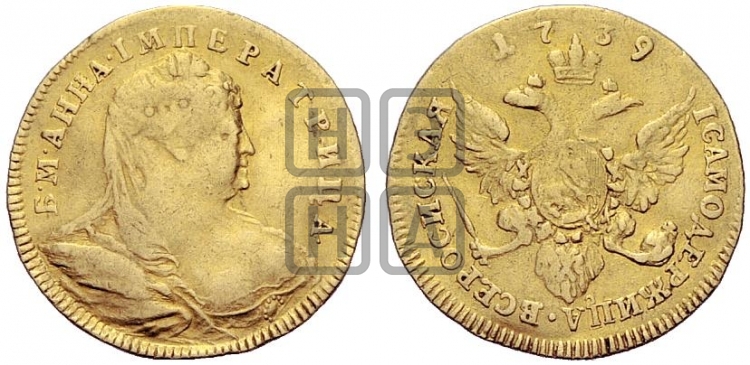 1 червонец 1739 года