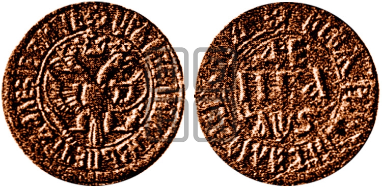 Денга 1706 года (все разновидности с редкостью R1) - Биткин #2641 (R1)