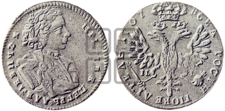 Тинф 1707 года IL-L (со знаком IL или ILL) - Биткин #3790 (R1)