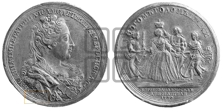 КОРОНАЦИЯ АННЫ ИОАНОВНЫ, 28 АПРЕЛЯ 1730