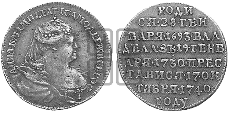 СМЕРТЬ ИМПЕРАТРИЦЫ АННЫ, 17 ОКТЯБРЯ 1740