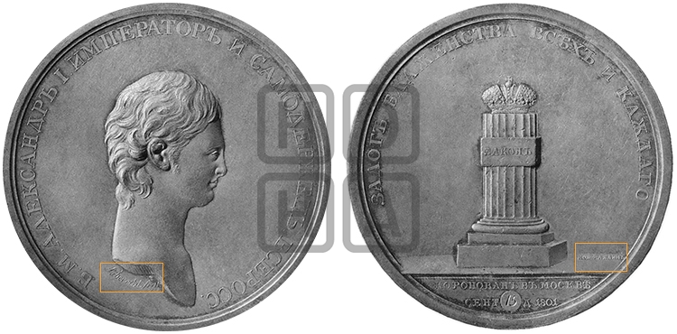 КОРОНАЦИЯ АЛЕКСАНДРА I. 1801