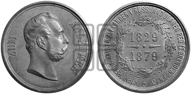 50-ЛЕТИЕ ШЕФСТВА АЛЕКСАНДРА II НАД 3-М ПРУССКИМ УЛАНСКИМ ПОЛКОМ. 1879