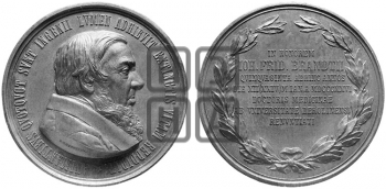 И.Ф. БРАНДТ, 50 ЛЕТ ПОЛУЧЕНИЯ СТЕПЕНИ ДОКТОРА МЕДИЦИНЫ. БД (1876)