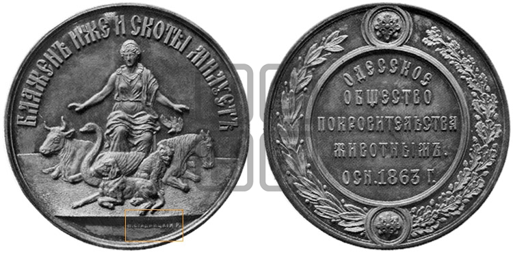 ОДЕССКОЕ ОБЩЕСТВО ПОКРОВИТЕЛЬСТВА ЖИВОТНЫМ. 1863